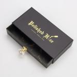 Custom Gold Logo Cosmetic Packaging Box Matte Black Box Packaging For Press On Nails for sale