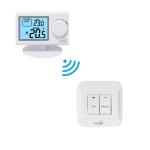 Riseem 230V RF Battery Powered NTC Sensor Non Programmable Wireless Room Thermostat for sale