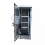 2.1M Double Wall Outdoor Telecom Cabinets 42U Network Cabinet DC48V for sale
