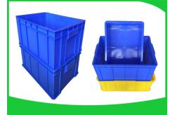 China Economic Plastic Stackable Containers Moving Storage For Transportation And Logistics supplier