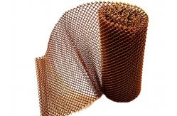 China Copper Aluminum Metal Coil Drapery , Wire Mesh Curtains For Interior Partition supplier