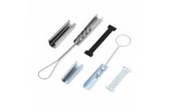 China FTTH Flat Drop Cable Accessories Anchor Clamps Fiber Optic Cable Fittings supplier