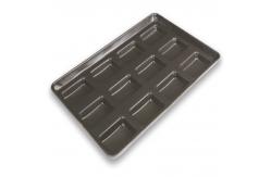 China RK Bakeware China Foodservice NSF Nonstick 2 Inch Hamburger Bun Pan Baking Tray supplier