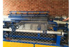 China 45*45mm Diamond Wire Mesh Machine With PLC And Touch Screen Control System supplier