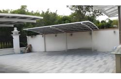China Rectangular Polycarbonate carport Awning with UV Protection Create Perfect Outdoor Space supplier