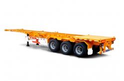 China 3 Axles Heavy Load Capacity Trailer Skeleton Parts Container Transportation supplier