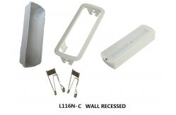 China Battery Recessed Rechargeable Emergency LED Light IP20 supplier