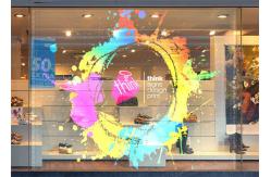 China Easy handing ceiling transparent LED display light weight low consumption supplier