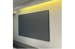 China 8K 3D Fixed Frame Screen Fresnel Anti Light Projector Screen supplier