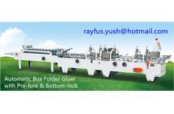 China Automatic High Speed Folder Gluer Machine Pre Fold Or Bottom Lock Ce supplier