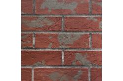 China Environmentally Flexible Wall Tile Light Clay Brick Wall Cladding Tiles 60mm Width supplier