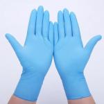 Blue Nitrile Examination Gloves , CE ISO FDA Certification Sterile Surgical Gloves for sale