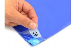 China 5μm Thick Disposable Decontaminating Dycem Anti Static ESD Rubber Mat supplier