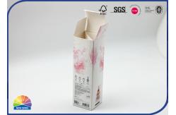 China Pink Perfume Folding Gift Box With Paper Inner Tray Luxury Present supplier