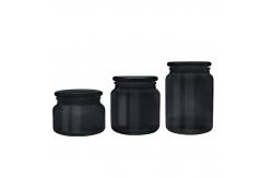 China Tea Round Multi Colored Borosilicate Glass Storage Jars supplier