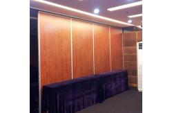 China Multi - Function Room Sound Proof Movable Walls Folding Partitions With Aluminum Tracks supplier