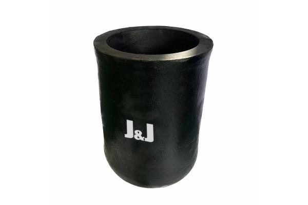 150mm Diameter X 100mm Height Copper Alloy Melting Crucible Designed to Enhance Melting and Casting of Copper Components