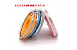 China 270ml Portable Collapsible Silicone Coffee Mug With Lid supplier