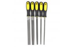 China Round File High Carbon Steel Flat File with Handle Tooth Pattern Bidentate Pattern supplier