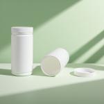 Plastic Jars Cans Container HDPE Plastic Bottles for Health Care Products Candies With Vitamin C Pet Food for sale
