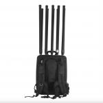 10 Channel Man Pack Drone Jammer Backpack 16dbi Antenna 360°1.5km RF Range Jamming for sale