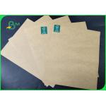 Brown Color Recycled Pulp Kraft Liner Paper SGS Approved In Sheets Or Rolls for sale
