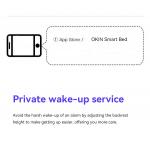 Black Intelligent Folding Adjustable Bed Remote Control With 3 Adjustable Positions