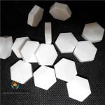 95 Hexagonal Shape Alumina Ceramic Tile Alumina Material For Steel Industry for sale