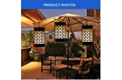 China Waterproof Outdoor Solar Flame Hanging Lanterns LED Light Source IP54 supplier