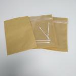 Brown Kraft Tea Bags Packaging Flat k Mylar 12*17.5cm Customed Printing for sale