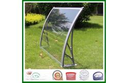 China Door Canopy And Non-Toxic Polycarbonate Awnings For Clear Protection supplier