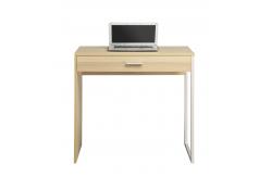 China Metal Side Desktop Computer Desk , Wooden Office Computer Table Large Storage Drawer supplier