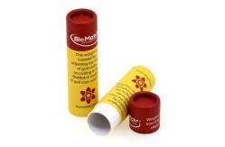 China Paper Tube Cans Packaging Matte Lamination Lip Stick Canister supplier