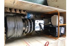 China 5T Diesel Engine Honda Gasoline Cable Pulling Winch supplier
