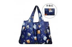 China Large Oxford Folding Reusable Grocery Shopping Bag 30cm×50cm×30cm supplier