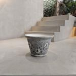 Lightweight Indoor Outdoor Plastic Plant Pots With Drainage Holes for sale