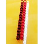 21 Rings Notebook Plastic Binding Comb , Plastic Binding Rings 12.7mm Pitch for sale