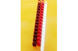China 21 Rings Notebook Plastic Binding Comb , Plastic Binding Rings 12.7mm Pitch supplier