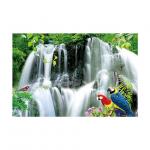Large Size PET 3D Lenticular Printing Poster Of Waterfall Scenery Theme for sale
