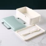 Microwave Heated Single Lunch Box For Office Workers Students