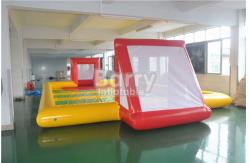 China Double Tripple Stitch Tarpaulin Inflatable Sports Games Soap Football Field supplier