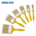 Professional Paint Flat Brush Plastic Handle PET Fibre Bristles For Painting for sale