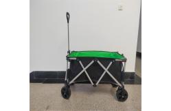 China Customized 7 Inch Wheel Trolley Cart Camping Garden Foldable Wagon supplier