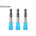 High Hardness Carbide Twist Drill Bit / 4 Flute Center Drill 30 Degree for sale