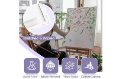 China 70x100cm Large Stretched Canvases For Painting , Non Toxic Cotton Canvas Panels supplier