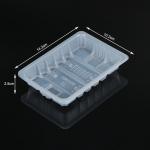 Frozen Food Plastic PP Supermarket Blister Packaging Tray Disposable