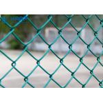 Customized Temporary Chain Link Fence Green Color Cost Effective  ISO9001 SGS Approval for sale
