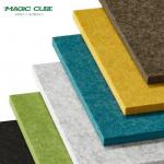 High Sound Absorption Performance Polyester Fiber Acoustic Panel In Various Patterns for sale