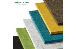 China High Sound Absorption Performance Polyester Fiber Acoustic Panel In Various Patterns supplier