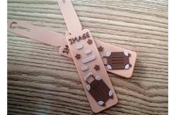 China Professional Custom Silicon Patches With 3D Embossment  Band Logo For  Luggage supplier